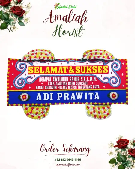Papan Bunga Ucapan Selamat gunawarman